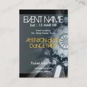 Carte De Visite miniFLYER DE FÊTE D'ÉVÉNEMENT #002