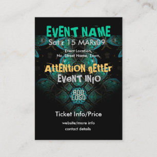 Carte De Visite miniFLYER DE FÊTE D'ÉVÉNEMENT #009