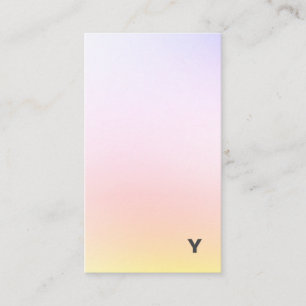 Carte de visite minimal abstrait de verticale de