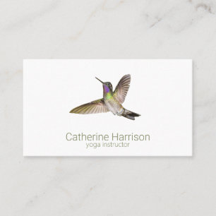 Carte De Visite Minimal moderne pour les colibris