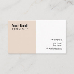 Carte De Visite Minimalist Professional Modern Custom