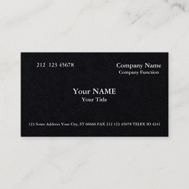Carte De Visite Minimalist Rustic Kraft Professional Business Card (Devant)