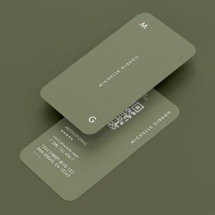 Carte De Visite Minimaliste de taille professionnelle simple