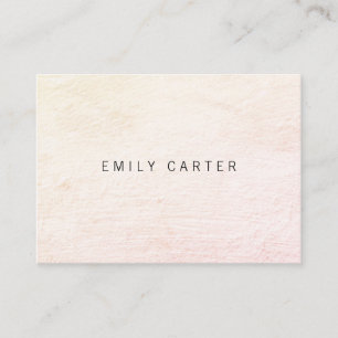 Carte De Visite Minimaliste détendu