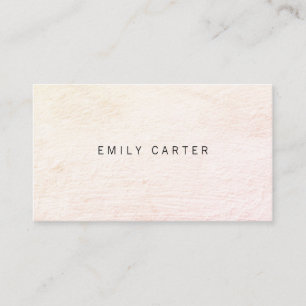 Carte De Visite Minimaliste détendu