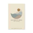 Carte de visite minimaliste d'illustrations modern