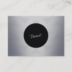 Carte De Visite Minimaliste en métal élégant