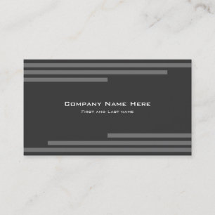Carte de visite minimaliste géométrique moderne
