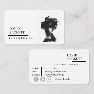 Carte de visite minimaliste intemporel Cette conce