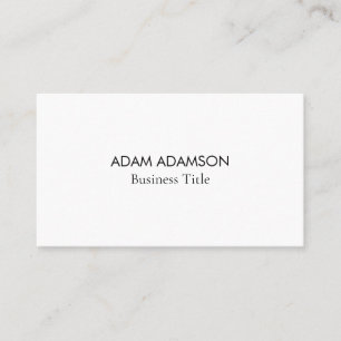 Carte De Visite Minimaliste Luxueux (Code QR) Moderne Professionne