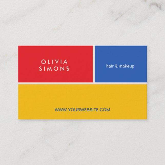 Carte de visite minimaliste moderne (Devant)