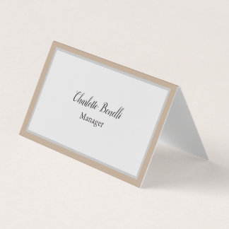 Carte De Visite Minimaliste moderne professionnel