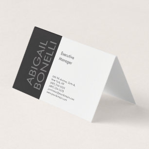 Carte De Visite Minimaliste moderne professionnel plain