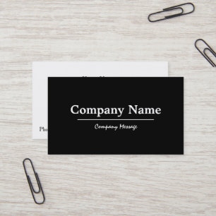 Carte De Visite Minimaliste personnalisé Modèle personnalisé
