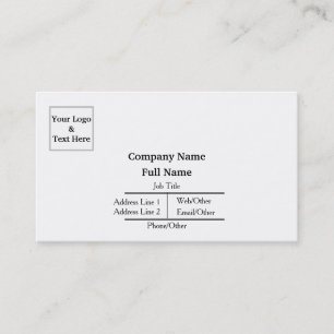 Carte De Visite Minimaliste personnalisé Modèle personnalisé