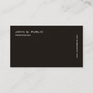 Carte De Visite Minimaliste personnalisé Moderne Professionnel Bla