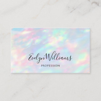 Carte De Visite Minimaliste Pierre Opale