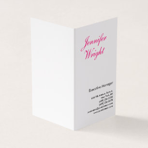 Carte De Visite Minimaliste professionnel élégant moderne simple