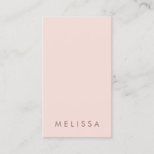 Carte De Visite Minimaliste professionnel moderne rose vif