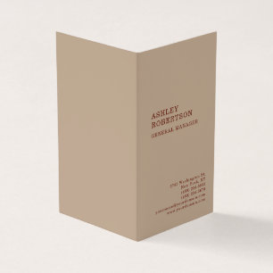 Carte De Visite Minimaliste Professionnel Moderne Simple
