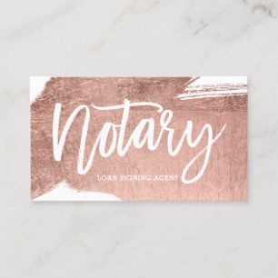Carte De Visite Minimaliste rose de traçage d'or de typographie d