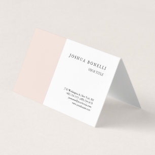 Carte De Visite Minimaliste Simple Professionnel Remarquable