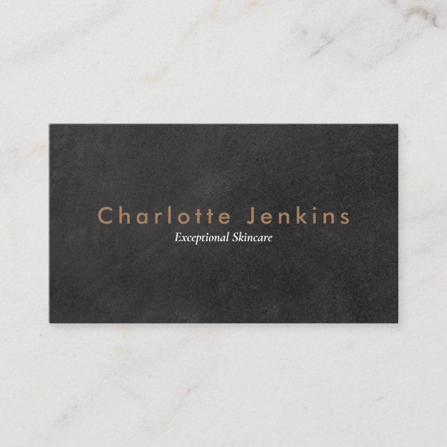 Carte De Visite Minimaliste Tableau Professionnel (Devant)