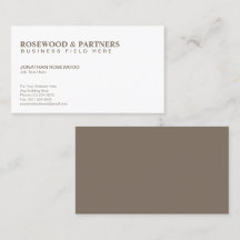 Minimaliste Taupe & Blanc | Un Côté