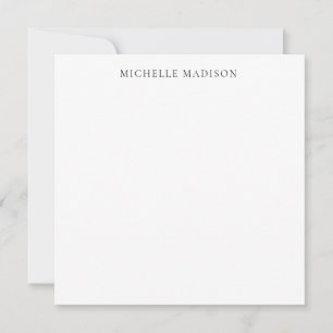 Carte de visite minimaliste tendance à son nom