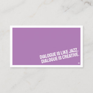 CARTE DE VISITE minimaliste THÉÂTRE