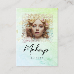 Carte De Visite *~* Mint Jaune QR Femmes Glam Fille