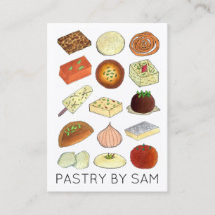 Carte De Visite Mithai Indian Sweet Shop de confiserie Chef pâtiss