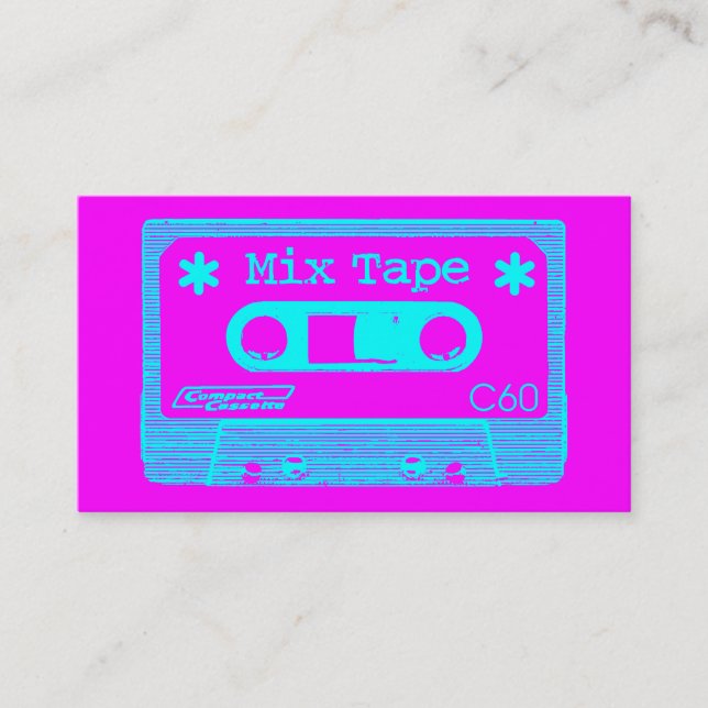 Carte De Visite Mix Tape Pop II (Devant)
