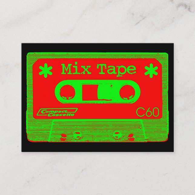 Carte De Visite Mix Tape Pop IV (Devant)