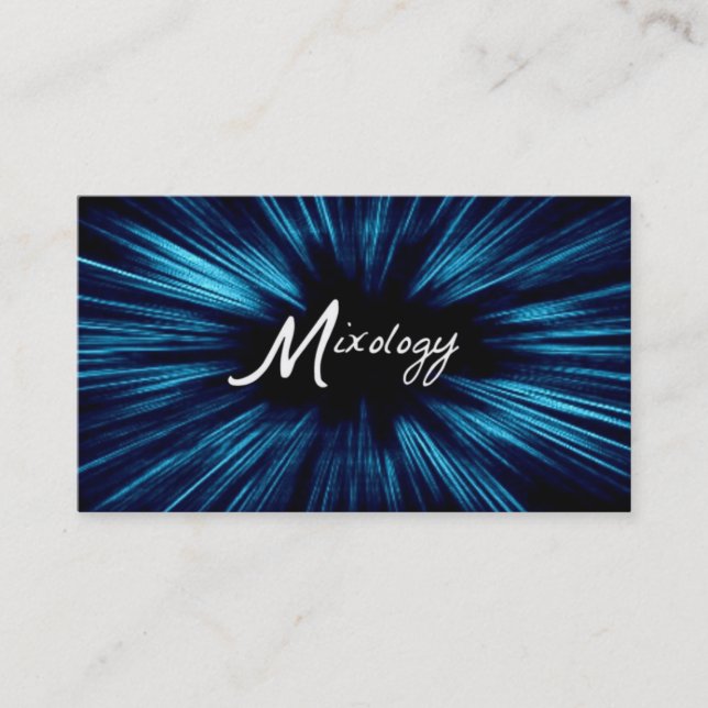 Carte de visite Mixologie Star (Devant)