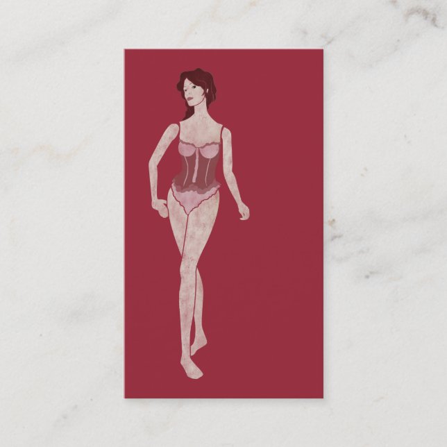 Carte De Visite m'lady mannequin (Devant)