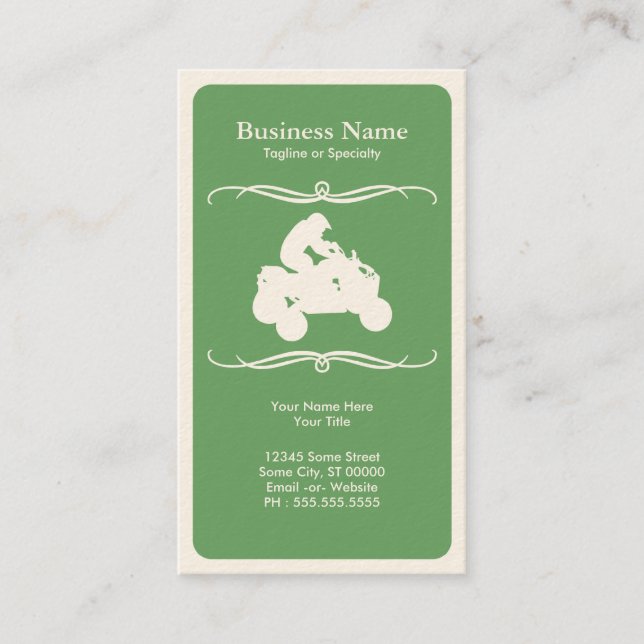 Carte De Visite mod atv (Devant)