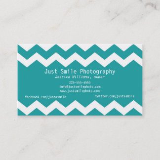 Carte De Visite Mod Chevron