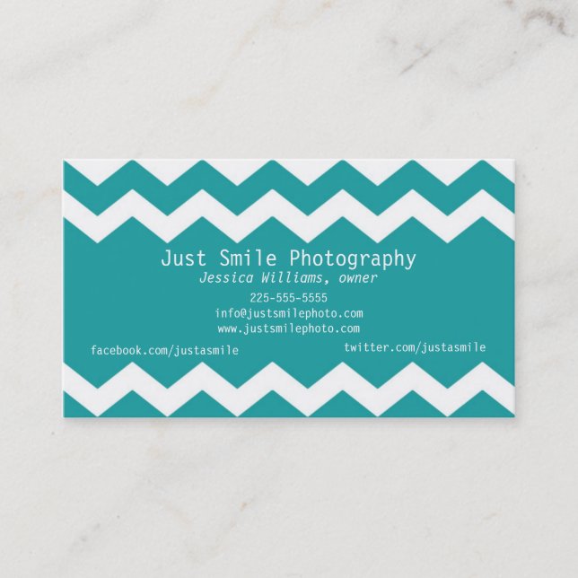 Carte De Visite Mod Chevron (Devant)