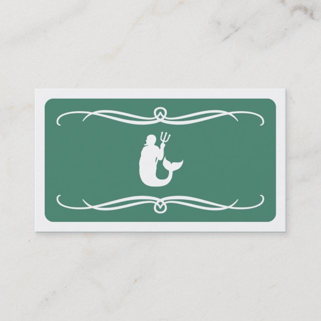 Carte De Visite mod merman (couleur personnalisable) (Devant)