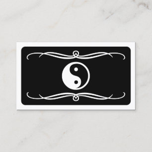 Carte De Visite mod yin yang (personnalisable en couleur)