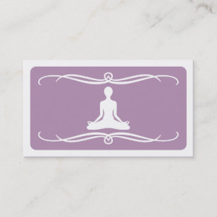 Carte De Visite mod yoga (couleur personnalisable)