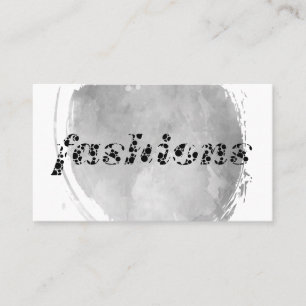 Carte De Visite Mode / Aquarelle broyée