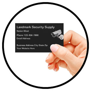 Carte De Visite Mode de services de produits de sécurité