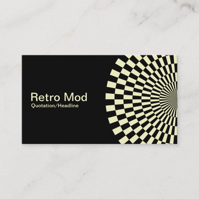 Carte De Visite Mode Rétro 07 (Devant)
