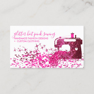 Carte De Visite Mode rose Tailor Styliste Quilting Couture