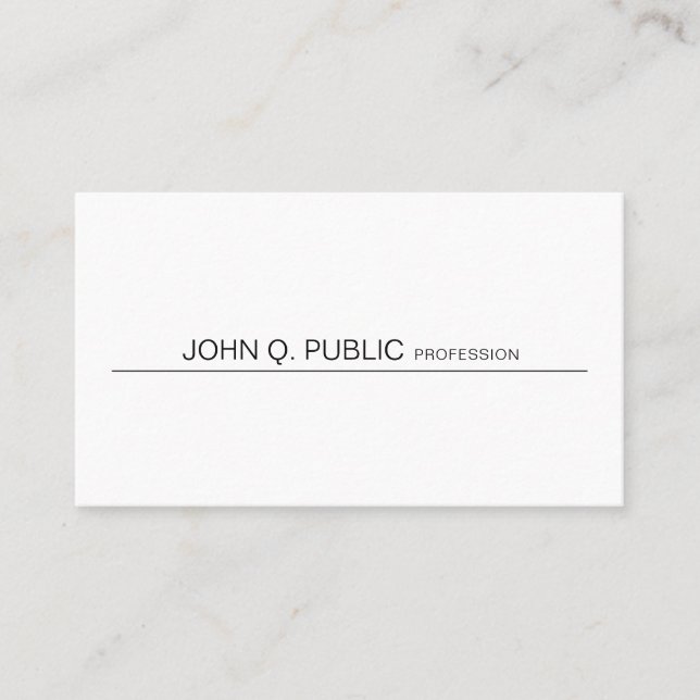 Carte De Visite Mode Smart Moderne Professionnel Graphique (Devant)