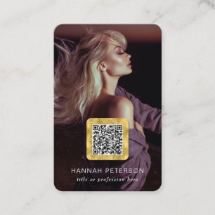 Carte De Visite Modèle artiste performance chanteur Photos code Q