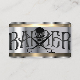 Carte de visite Modèle barbier