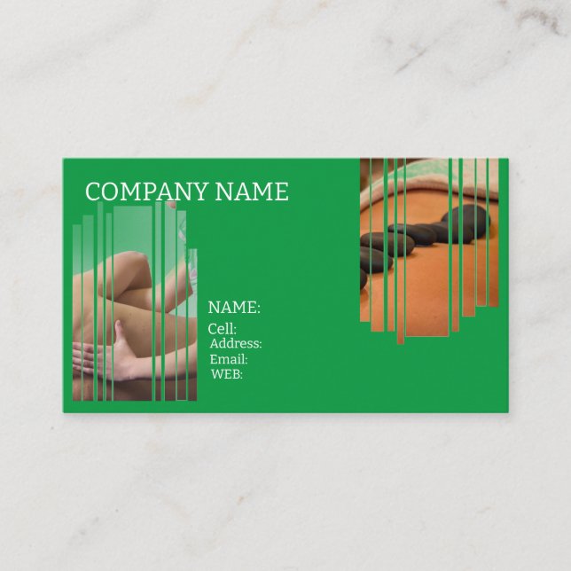 CARTE DE VISITE MODÈLE BASIC (Devant)